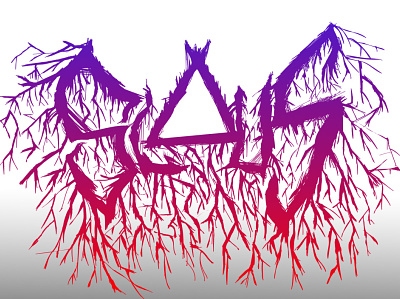 DJ Slaus black metal branding design dj house illustration logo music typography