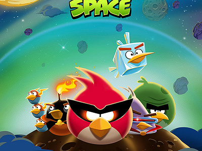 angry birds space wallpaper