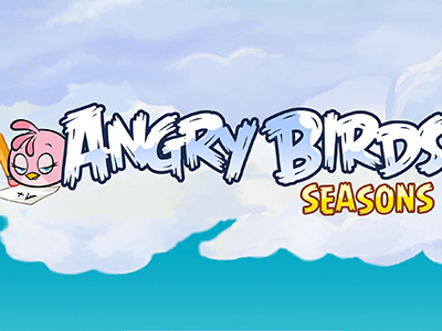 Angry Birds Seasons Poster graphic design illustration