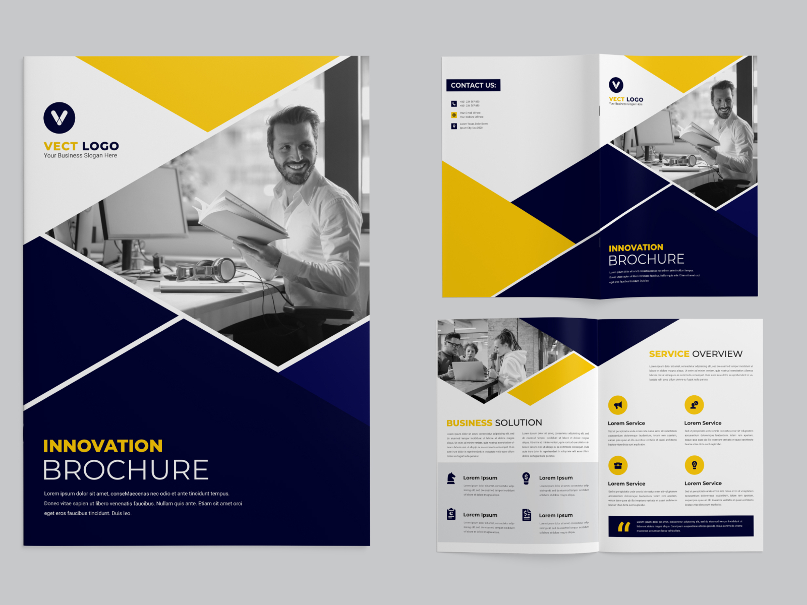 brochure design by Akash Chowdhury on Dribbble