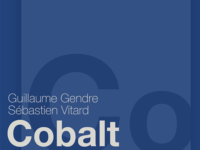 Cobalt event poster cobalt event poster