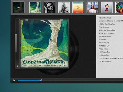 Musicpicker application desktop disc music ui