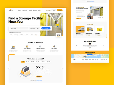 My Storage concept design ecommerce illustrations minimal typography ui ux vector web website