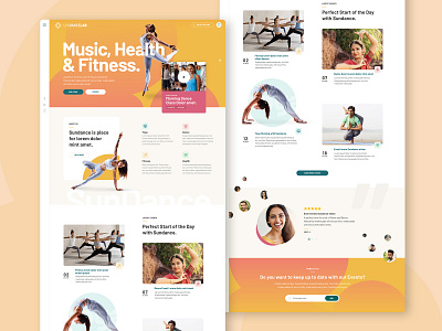Sundancelab colours concept creative dance design fitness health homepage illustration landing page logo music sport trends typography ui uxdesign web website yoga