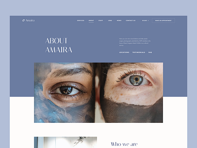 Amaira | Medical Complex design dribbble 2022 ecommerce med medical complex minimal spa complex ui uiux design web design