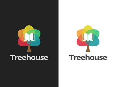 Treehouse Branding branding design house human factors illustration interface logo rainbow tree treehouse ui ux uxdesign