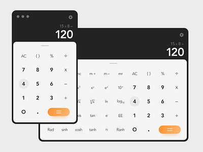 Calculator UI app app branding application branding design redesign ui ux