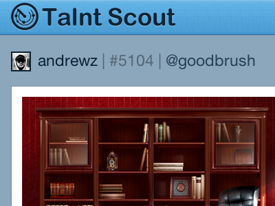 Talnt Scout curated dribbble api