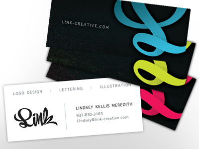 Link Creative mini business cards business cards identity mini print