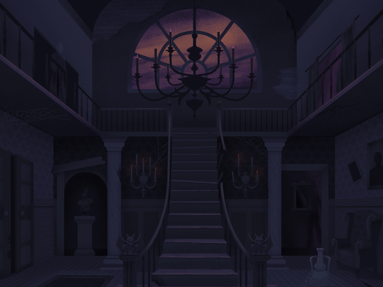 Haunted Entry by Lindsey Kellis Meredith on Dribbble