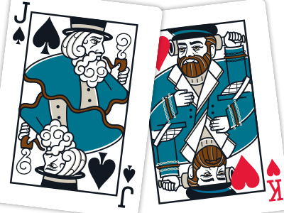 Jules Verne Theme Bicycle Cards cards deck fiction illustration jules verne playing cards