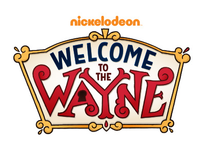 Welcome to the Wayne cartoon custom design hand lettering identity lettering logo nickelodeon