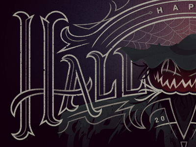 Halloween 2014 Wallpaper custom lettering halloween hand drawn illustration jackolantern scary spooky trick or treat type wallpaper