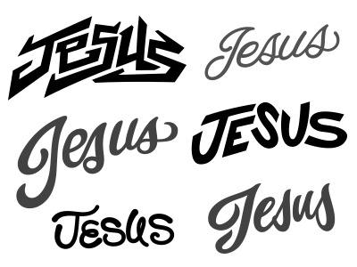 Jesus scripts by Lindsey Kellis Meredith on Dribbble