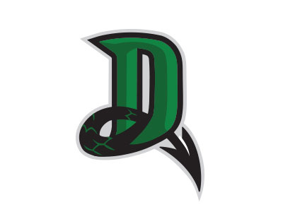 Dayton Dragons icon concept athletics baseball branding creature custom lettering design dragon hand drawn identity logo mascot sports