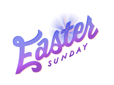 Easter Sunday Lettering