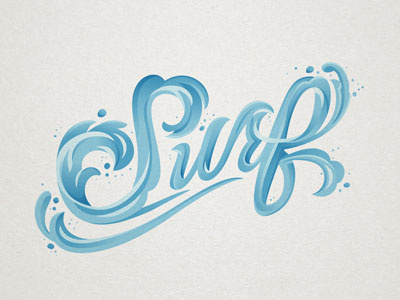 Surf Script class custom hand drawn lettering script skillshare vector