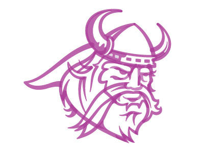 Viking Line work logo mascot sports viking