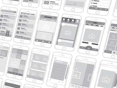 Wireframe Mobile UI Patterns