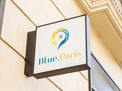 Blue Paris Logo Design adobe blue brand brand identity branding branding design design golden golden ratio identity identity branding illustration illustrator inspiration logo logotype mockup paris ratio vector