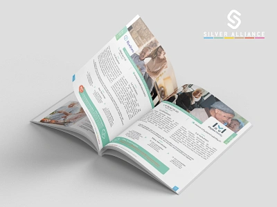 Guide Silver Alliance brand branding brochure catalog catalogue flyer free graphic design identity indesign lookbook magazine portfolio print senior template