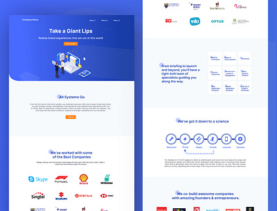 Landing page portofolio design figmadesign graphic design landingpage ui ui ux w