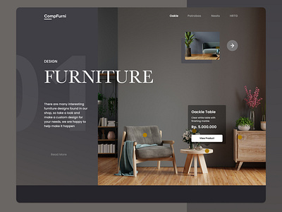 Design Furniture - Website Concept