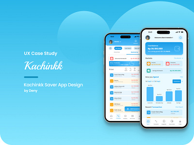 Kachinkk - Money Saving App UI/UX ai app bank finance fintech ios mobileapp savingmoney savings ui ux