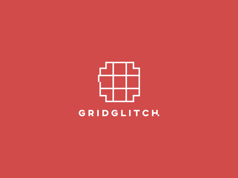 Gridglitch / Logotype agency fatihkovac glitch grid logo photography