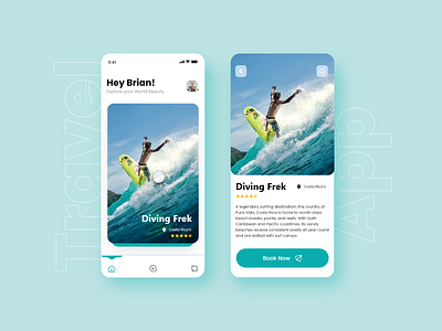 Travel App Minimal Design android app design app concept app design app designer ios app design iphone app design travel app travel app ui traveling