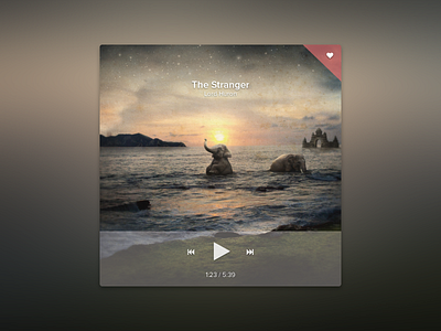 Music Player Ui clean and simple music ui