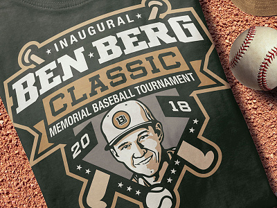 Ben Berg Classic baseball bb13 t-shirt design