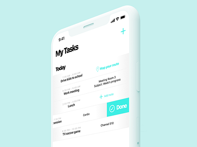 DailyUI #042 To-Do List app dailyui interface list notes reminders tasks todo ui