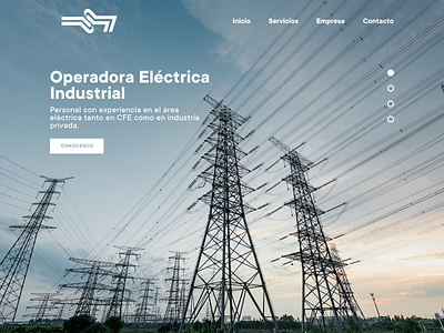 Operadora Eléctrica Industrial Website Design