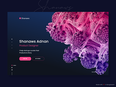 Personal Portfolio website Landing page 2020 trend best design branding design dribbble dribbble best shot illustrator minimal personal project product design ui uidesign user experience userinterface ux vector