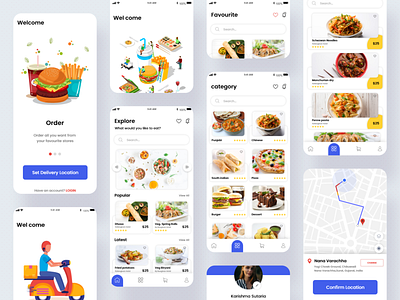 Food Delivery app UI Design by Shanaws Mahamud on Dribbble