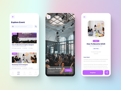 Co-working App - UI Design 🖥️ (Part-2)