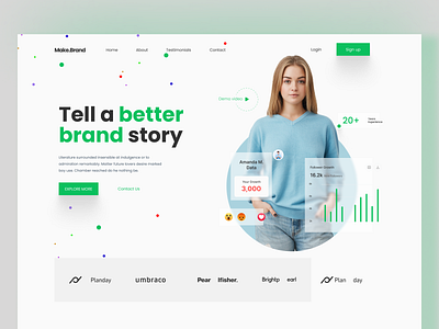 Saas Landing page best design best landing page design dribbble best shot dribbble shot landing landing page mobile app saas shanaws ui ux webflew webpage website