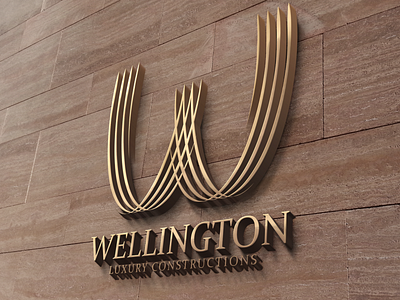 Logo - Wellington artwork branding design logo logo design logotype minimal mockup monogram letter mark monogram logo