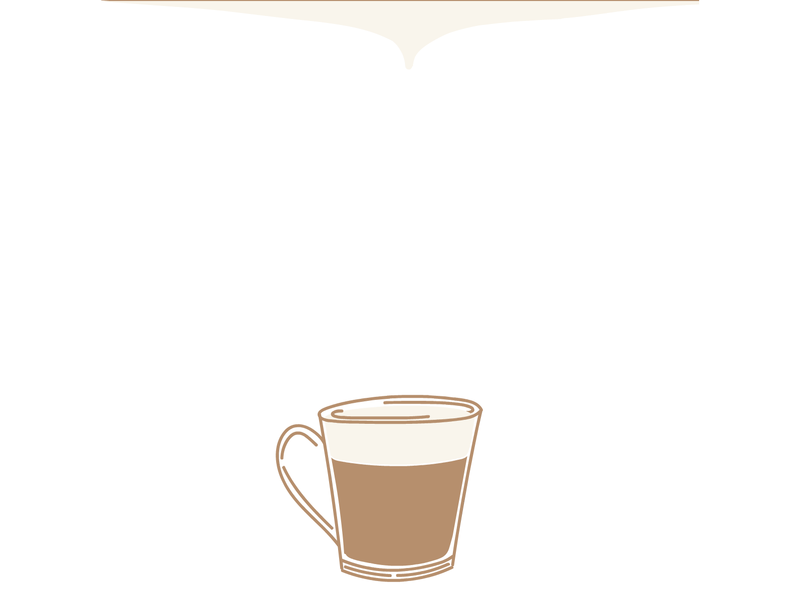 Cup of cappuccino animated animation animation 2d animation gif