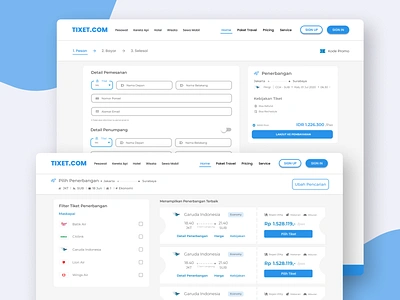 TIXET - Ticket Reservation Website bootstrap css figma html5 javascript laravel uidesign visual studio web design web development website