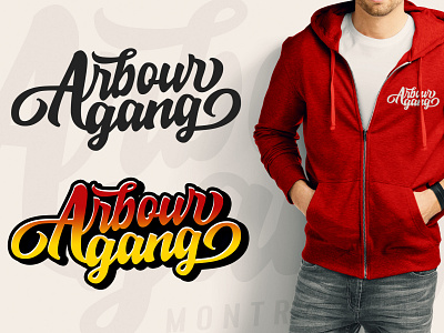 Arbourgang Logo logo typography