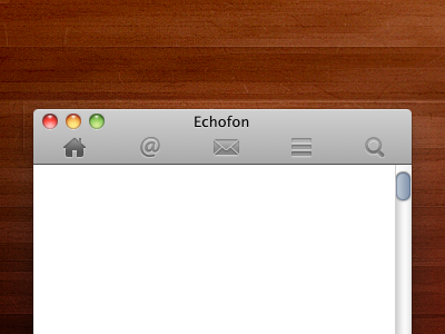Echofon Icons reloaded echofon icons monochrome osx twitter