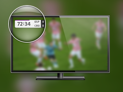 Live Scores III euro football magnifier onair onair design score scoreboard tv