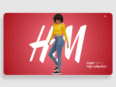 H&M super skinny high collection online store cover