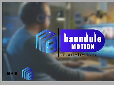 Baundule Motion app branding design flat graphic design graphics icon illustration institute logo minimal technology typography vector web