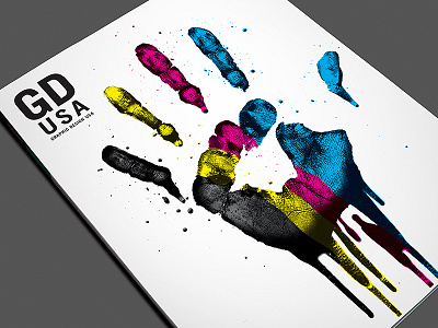 GDUSA: Cover Design cmyk cover gdusa hand ink kodak magazine meritt merittthomas nexpress paint print