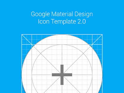 Material Design Icon Template (.AI + .Sketch) free freebie google grid icon iconography illustrator material meritt merittthomas resource template