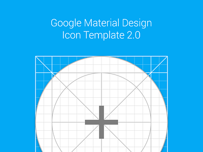 Material Design Icon Template (.AI + .Sketch)