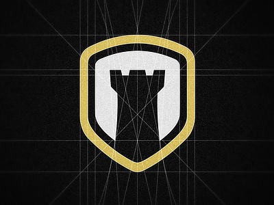 Paladin - Mark (Geometry) chess consulting geometry identity logo meritt merittthomas paladin rook shield